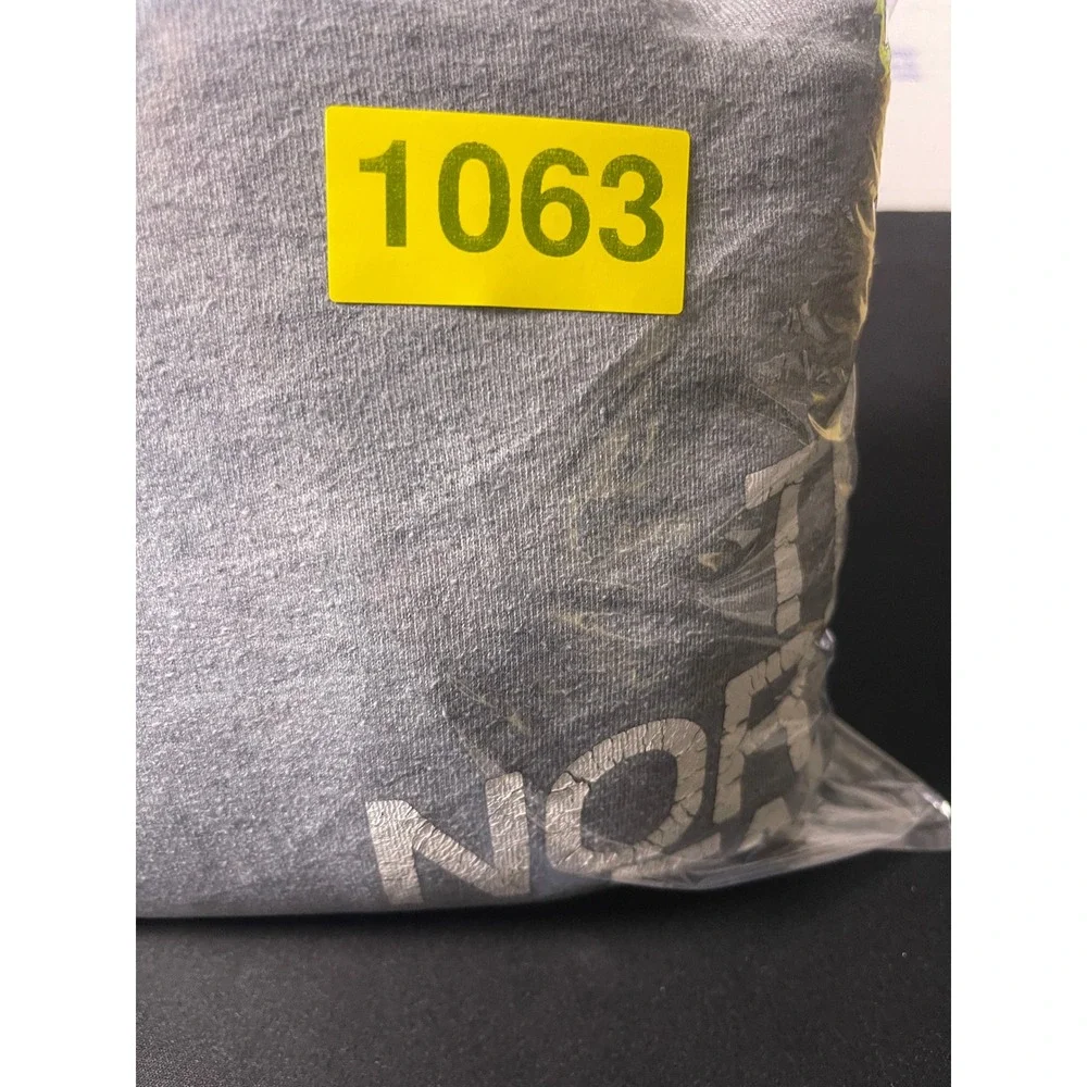 The North Face Hoodie Cotton Blend Heather Gray Medium Mens